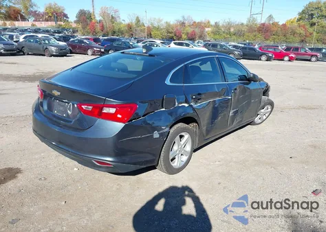 2020 Chevrolet Malibu Fwd Ls из США, поврежденный, VIN 1G1ZB5ST2LF077243